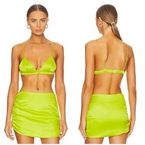 SER.O.YA Doral Bralette In Neon Lime